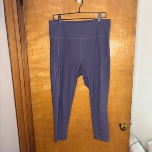 Girlfriend Collective Crop Activewear Leggings Purple Size XXL